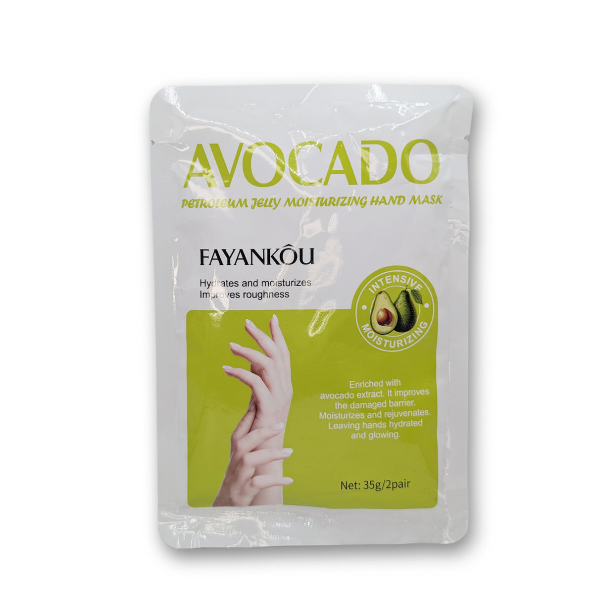 Avocado hand mask hand care treatment