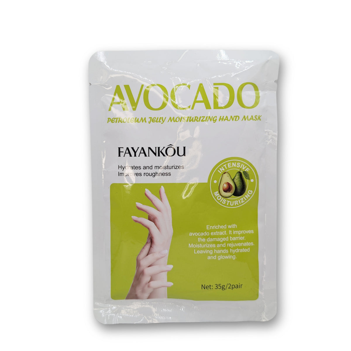 Avocado hand mask nourishing hand care treatment