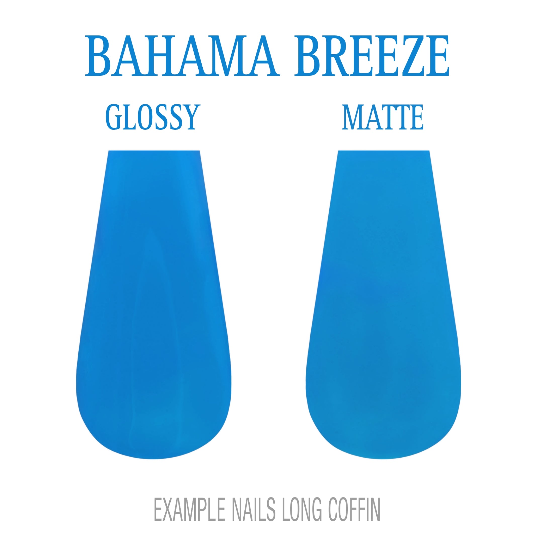 Bahama Breeze sky blue press-on nails