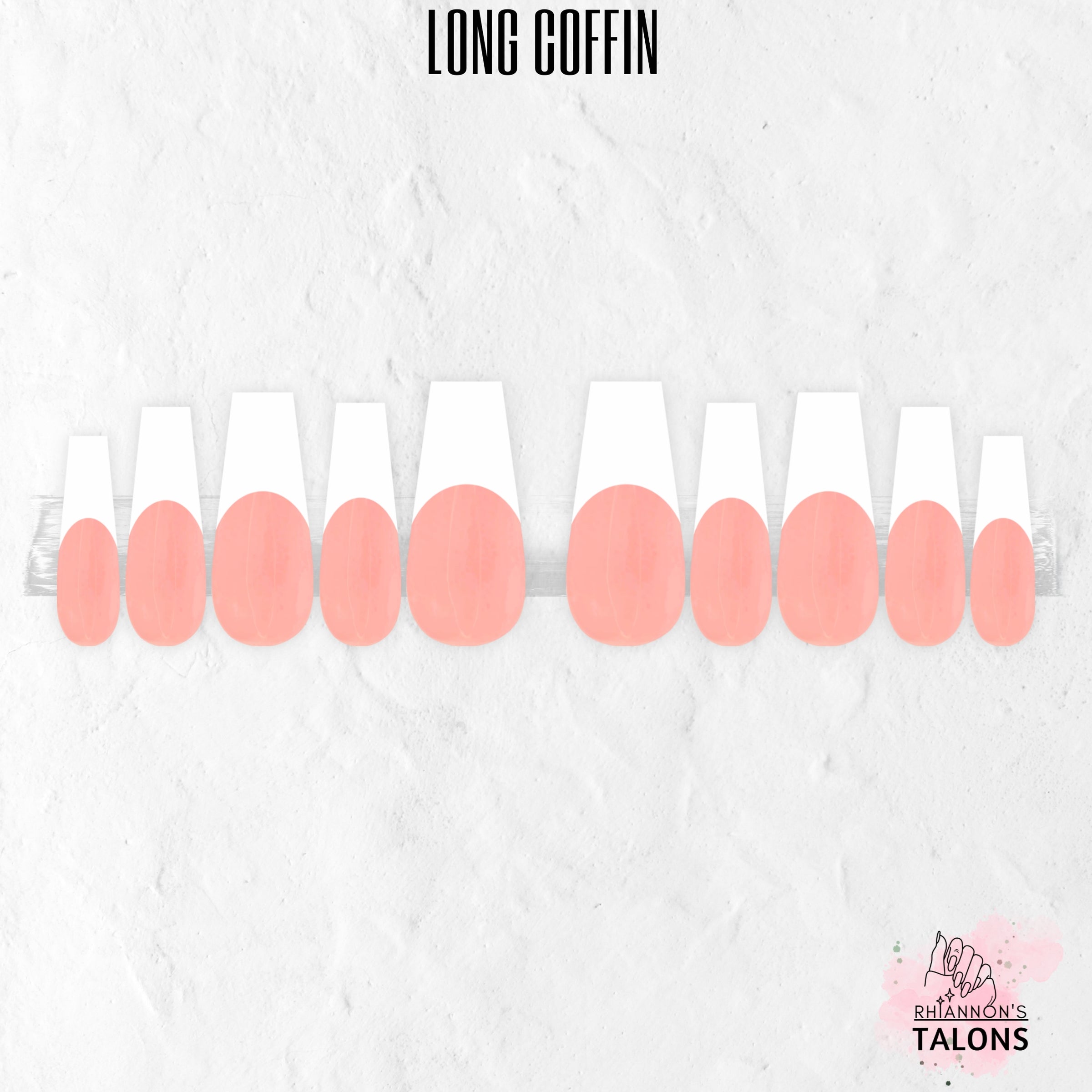 Ballet Bliss soft pink French tip press-on nails
