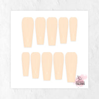 Beautiful Beige nude press-on nails