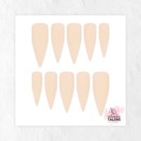 Beautiful Beige nude press-on nails