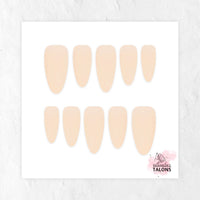 Beautiful Beige nude press-on nails