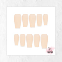 Beautiful Beige nude press-on nails