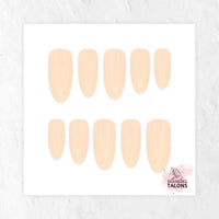 Beautiful Beige nude press-on nails