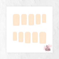 Beautiful Beige nude press-on nails