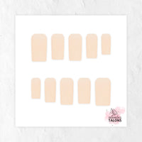 Beautiful Beige nude press-on nails