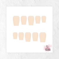 Beautiful Beige nude press-on nails