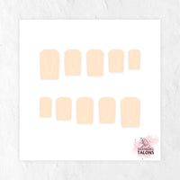 Beautiful Beige nude press-on nails