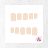 Beautiful Beige nude press-on nails