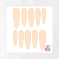 Beautiful Beige nude press-on nails