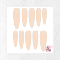 Beautiful Beige nude press-on nails