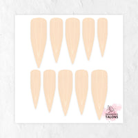 Beautiful Beige nude press-on nails