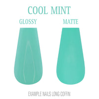 Cool Mint mint green press-on nails