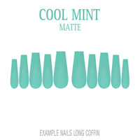 Cool Mint mint green press-on nails