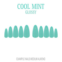Cool Mint mint green press-on nails