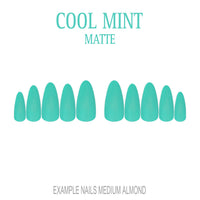 Cool Mint mint green press-on nails