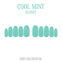 Cool Mint mint green press-on nails