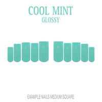 Cool Mint mint green press-on nails