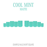 Cool Mint mint green press-on nails