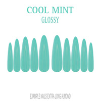 Cool Mint mint green press-on nails