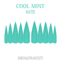 Cool Mint mint green press-on nails