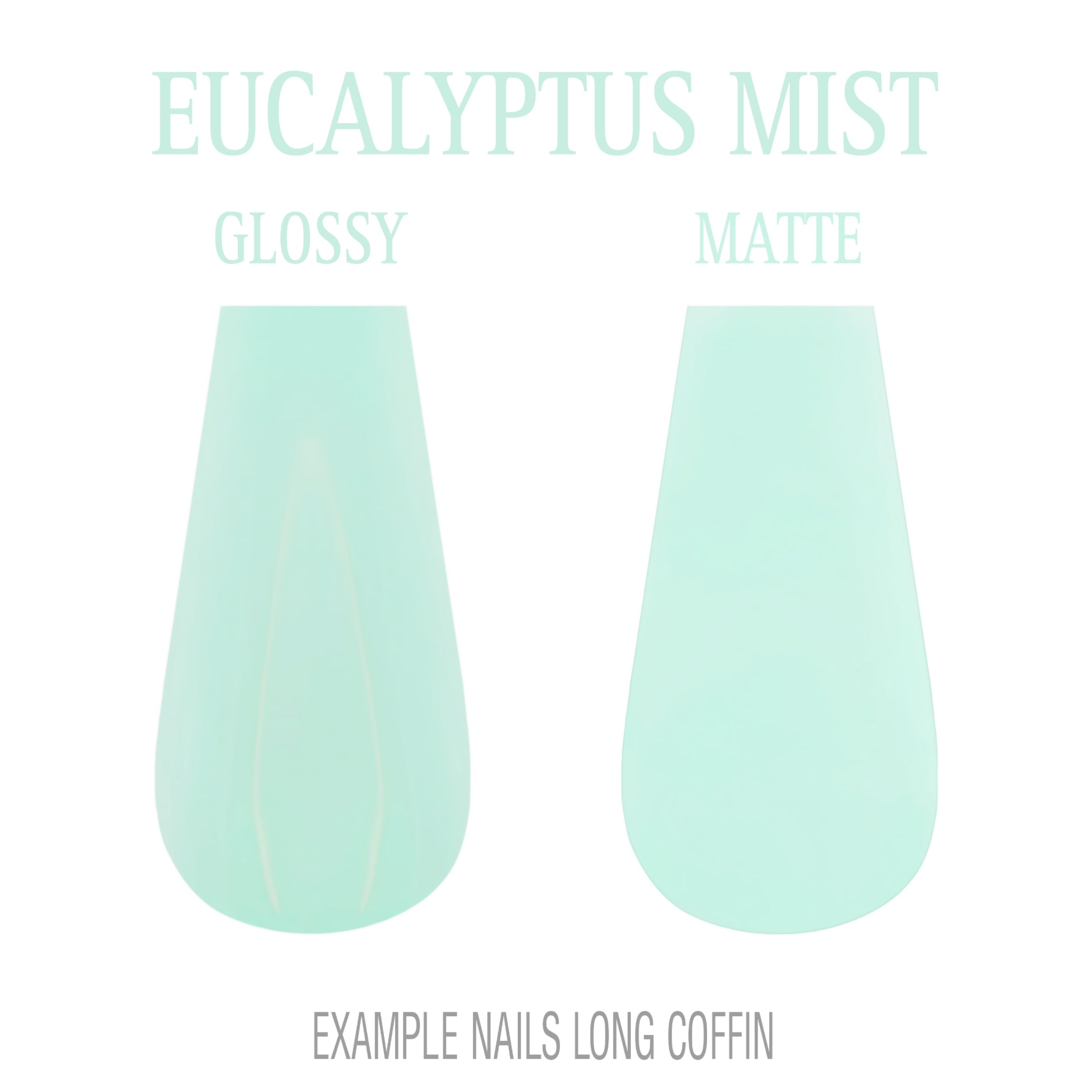 Eucalyptus Mist sage green press-on nails