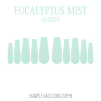 Eucalyptus Mist sage green press-on nails