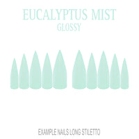 Eucalyptus Mist sage green press-on nails