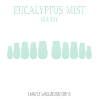 Eucalyptus Mist sage green press-on nails