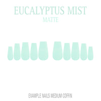 Eucalyptus Mist sage green press-on nails