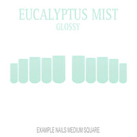 Eucalyptus Mist sage green press-on nails