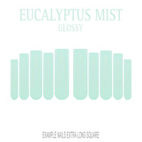 Eucalyptus Mist sage green press-on nails