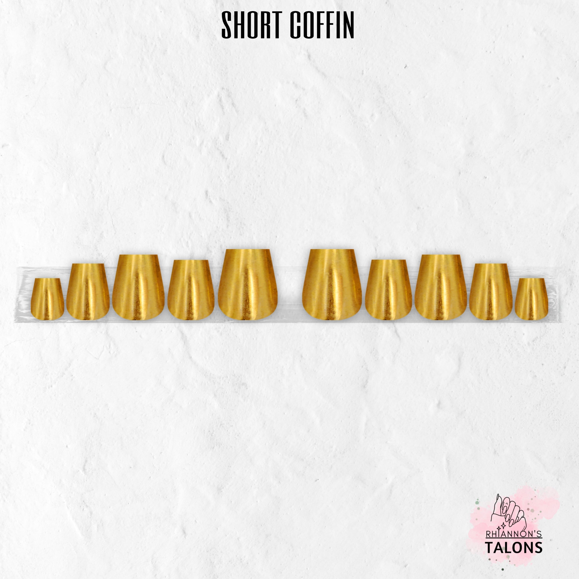 Golden Goddess gold chrome press-on nails