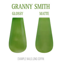 Granny Smith apple green press-on nails