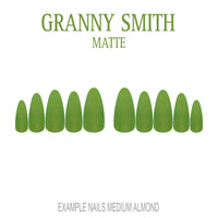 Granny Smith apple green press-on nails