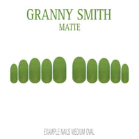Granny Smith apple green press-on nails