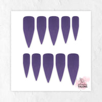 Luscious Lavender purple press-on nails