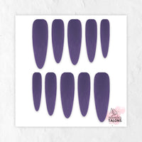 Luscious Lavender purple press-on nails