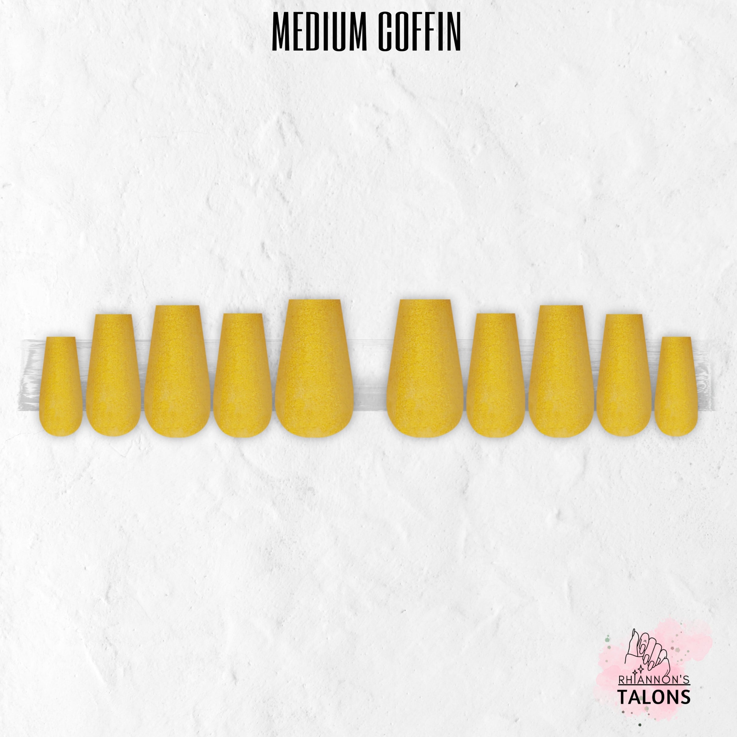 Midas Touch gold press-on nails