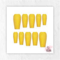 Midas Touch gold press-on nails