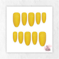 Midas Touch gold press-on nails