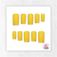 Midas Touch gold press-on nails