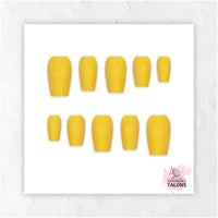 Midas Touch gold press-on nails