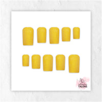 Midas Touch gold press-on nails