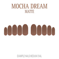 Mocha Dream mocha brown press-on nails