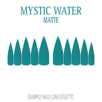Mystic Water teal press-on nails