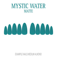 Mystic Water teal press-on nails