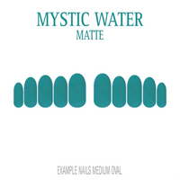 Mystic Water teal press-on nails