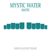 Mystic Water teal press-on nails